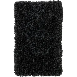 Badmat Teddy Zwart
