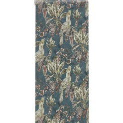 Behang Frank Blauw