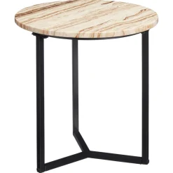 Bijzettafel Corato Marmer Naturel - Ø 50cm ø 50 Cm