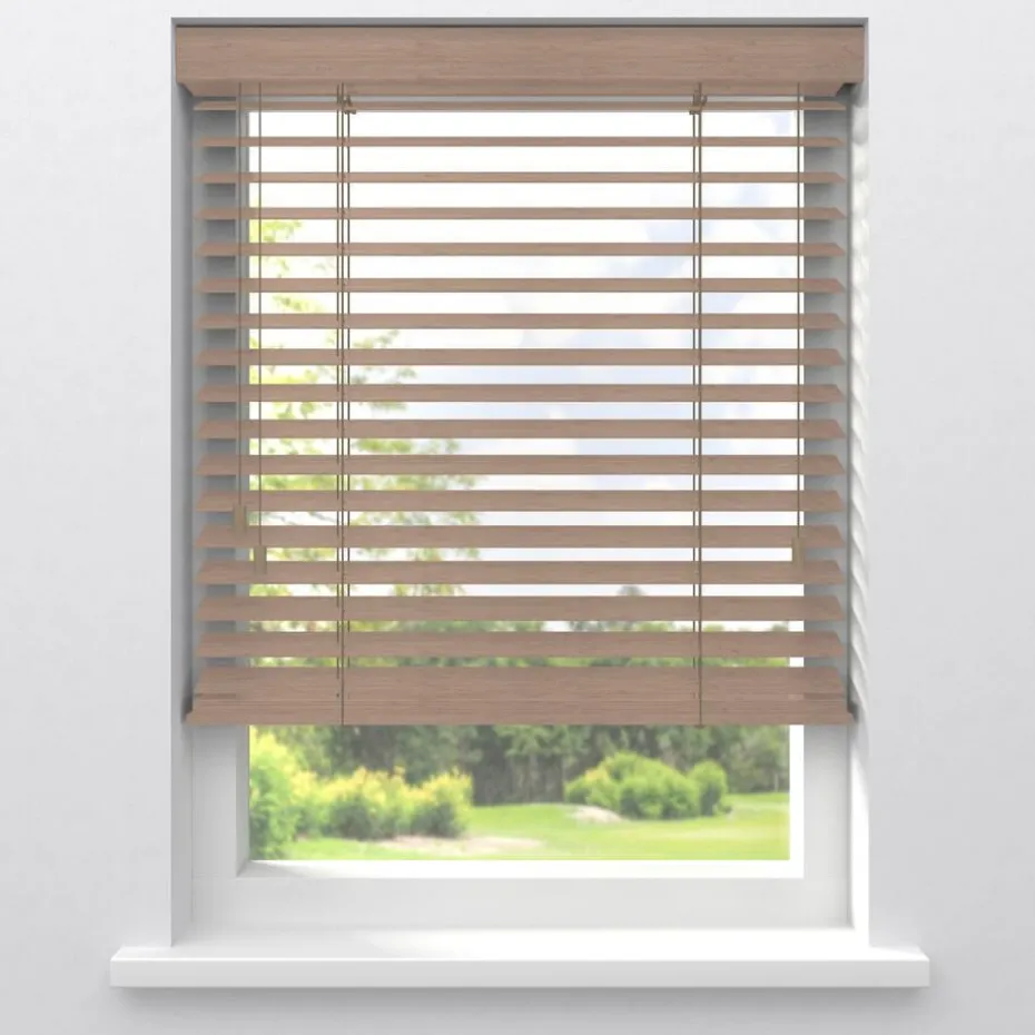 Fenstr Bamboe Jaloezie Wietze Beige 50mm