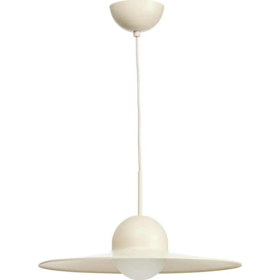Hanglamp Beanie Off-white ø 45x120 Cm