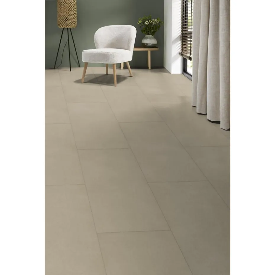Klik PVC Greighton Beige Tegel XL Plank