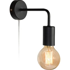 Wandlamp Balor Zwart